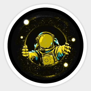 Space hall Sticker